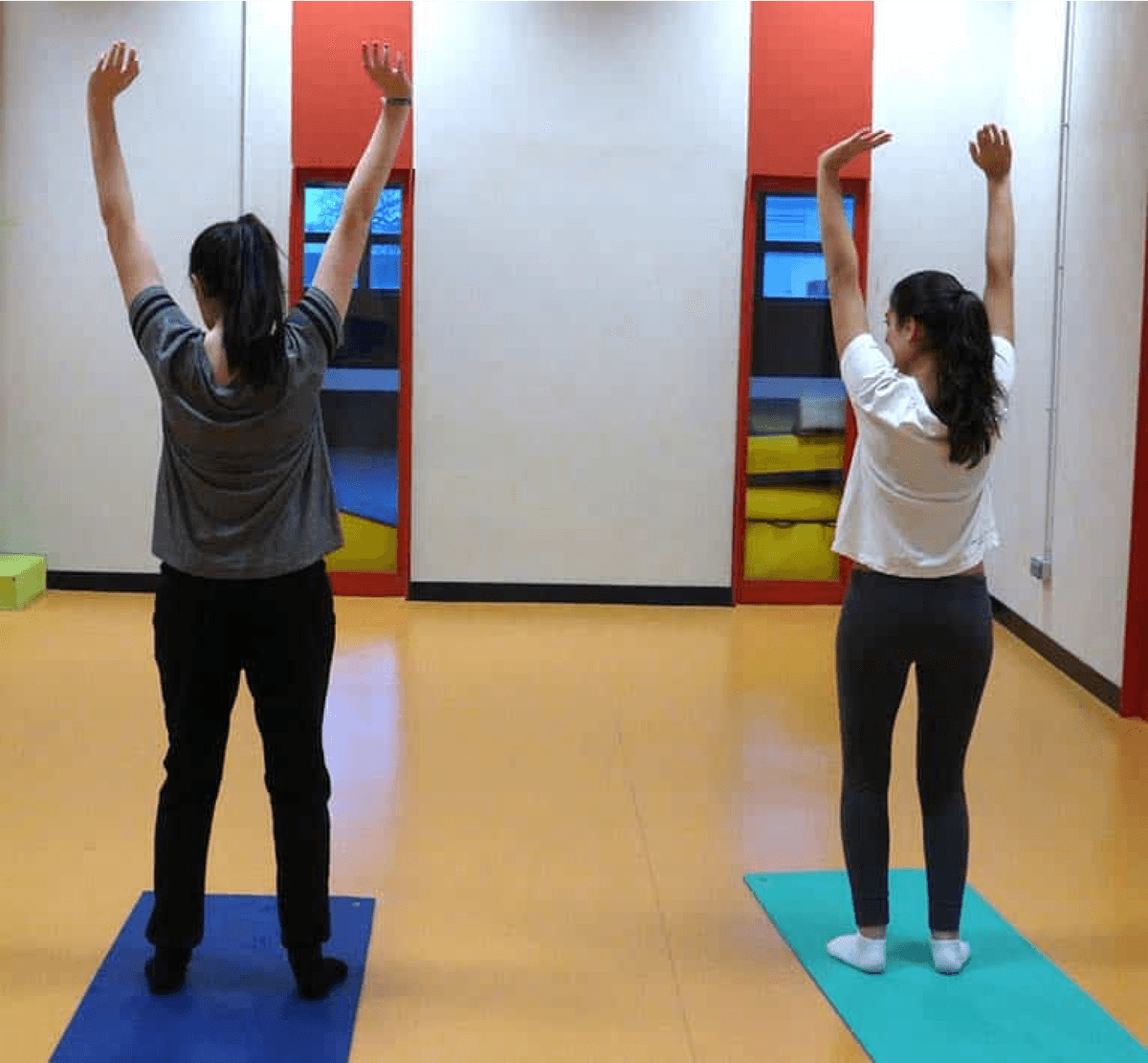 Seance de stretching postural